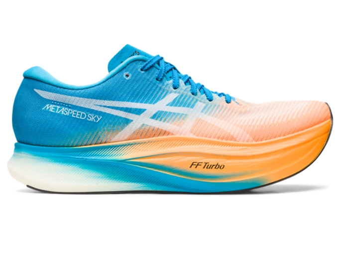 UNISEX METASPEED SKY+ | Orange Pop/Island Blue | Running Shoes | ASICS