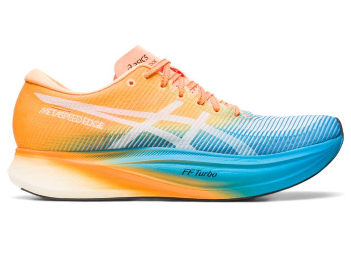 UNISEX METASPEED EDGE+ | Island Blue/Orange Pop | Unisex Running Shoes |  ASICS UK