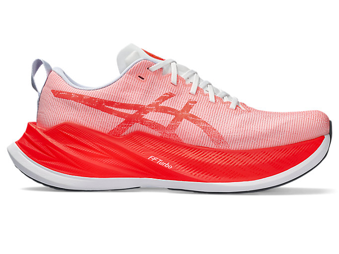 Image 1 of 8 of Unisex White/Sunrise Red SUPERBLAST Running Shoes