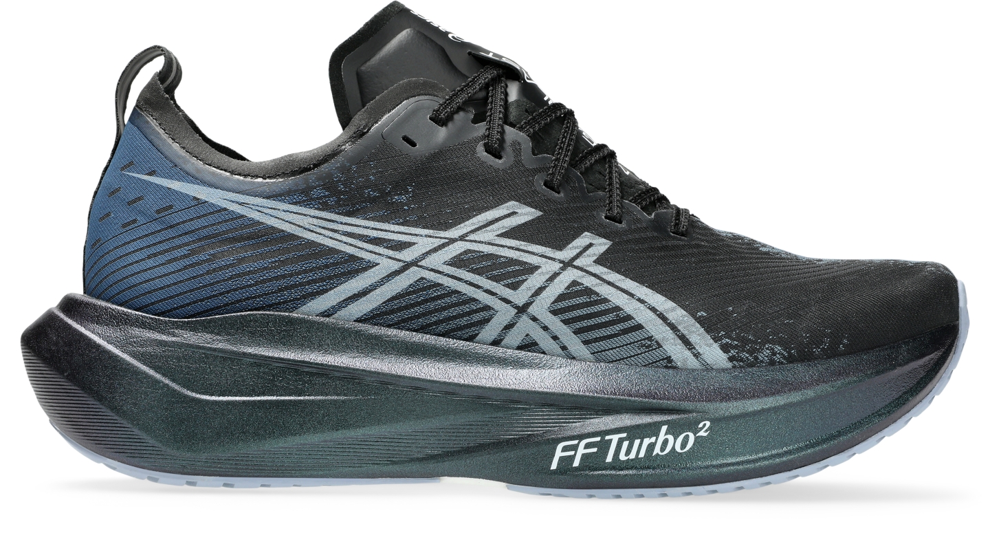 Мужские кроссовки ASICS Megablast, цвет: Чёрный / Белый — фото 1