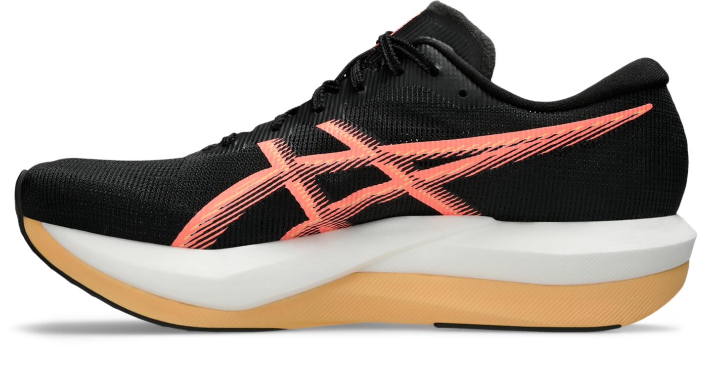 Мужские кроссовки ASICS Magic Speed 5, цвет: Чёрный / Коралловый — фото 4