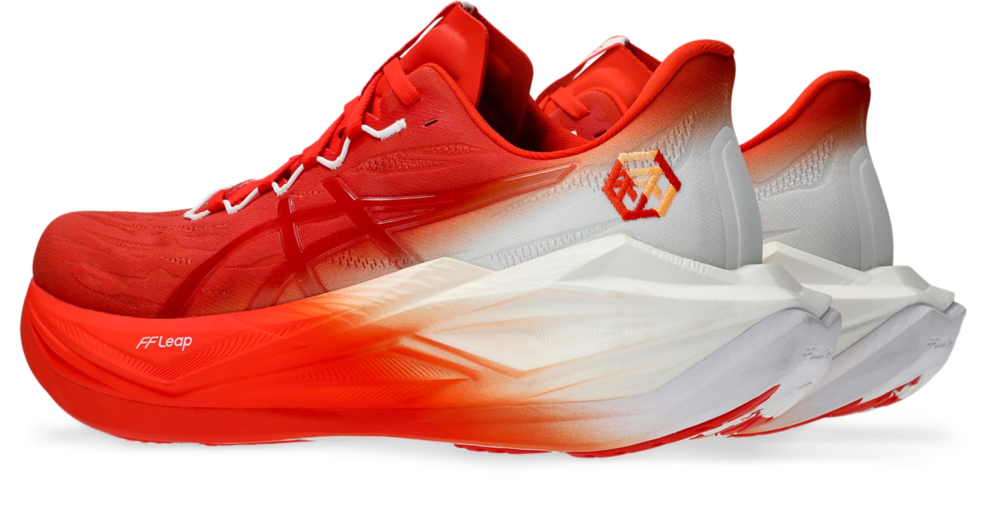 Мужские кроссовки ASICS Superblast 3 Tenka, цвет: Вишнёвый / Белый — фото 3