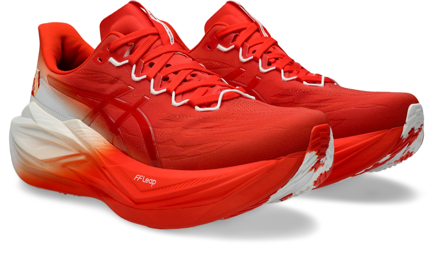 Мужские кроссовки ASICS Superblast 3 Tenka, цвет: Вишнёвый / Белый — фото 2