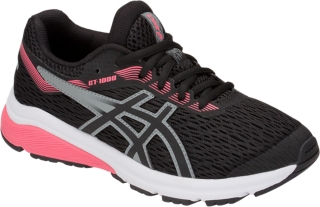 UNISEX GT 1000 7 GS Black Black Grade School 1 7 ASICS