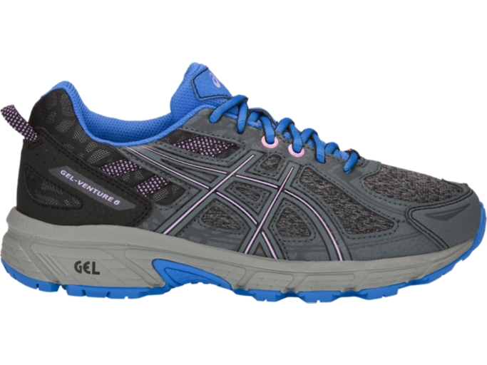 UNISEX GEL-Venture 6 GS | Steel Grey/Astral | Grade School (1-7) | ASICS