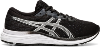 asics black school shoes