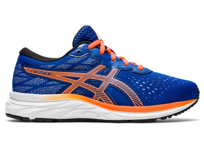 UNISEX GEL Excite 7 GS Asics Blue Shocking Orange Grade School