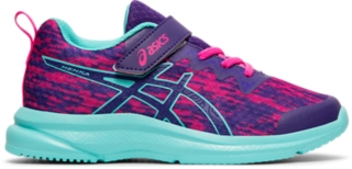 asics purple running shoes