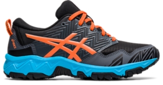 Unisex GEL-FUJI TRABUCO 8 GS | Black/Marigold Orange | Trail Running ...