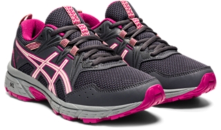 ASICS GEL VENTURE 8 Scarpe Da Trail Running Donna UK 7 US 9 EUR 40,5 Grigio  Rosa EUR 32,78 - PicClick IT