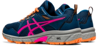 Zoom image of Image 3 of 7 of Kids Mako Blue/Pink Glo GEL-VENTURE 8 GRADE SCHOOL Kids' Grade School Shoes