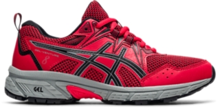 UNISEX GEL-VENTURE 8 GRADE SCHOOL | Electric Red/Black | Grade School (1-7)  | ASICS