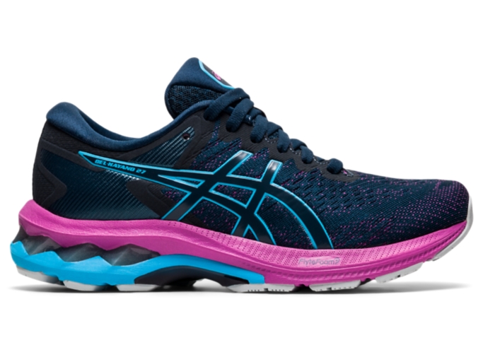 GEL-KAYANO 27 GS | FRENCH BLUE/DIGITAL AQUA | キッズ ランニング シューズ【ASICS公式】