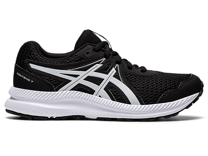 Image 1 of 7 of Dzieci Black/White CONTEND™ 7 GS Kid's Running Shoes & Trainers