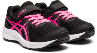 1202A433.700 - zapatillas de running ASICS niño niña constitución fuerte  ritmo bajo talla 41.5 'Pink Glow Black