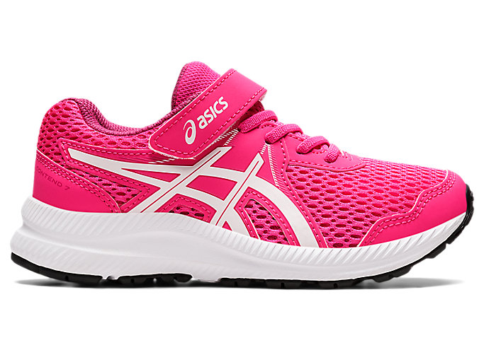 Image 1 of 7 of Enfants Pink Glo/White CONTEND™ 7 PS Chaussures de running pour enfants