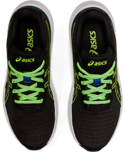 GEL-EXCITE 9 GS | BLACK/HAZARD GREEN | キッズ ランニング シューズ【ASICS公式通販】