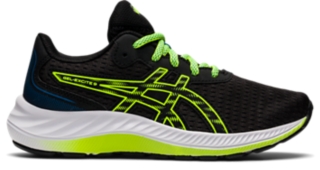 GEL EXCITE 9 GS Kids Black Hazard Green Kinder Laufschuhe ASICS Outlet DE