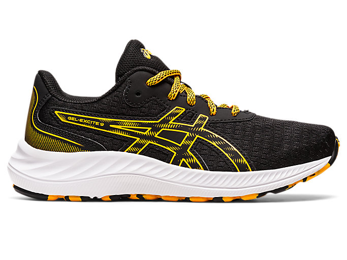 Image 1 of 7 of Kids Black/Amber GEL-EXCITE™ 9 GS Kid's Running Shoes & Trainers