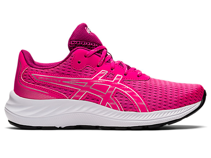 Image 1 of 7 of Kinder Pink Glo/Pure Silver GEL-EXCITE™ 9 GS Kinder – Laufschuhe