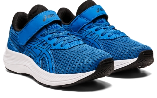 Tenis Asics Niño Preescolar Excite 7 Running Azul 1014A101401