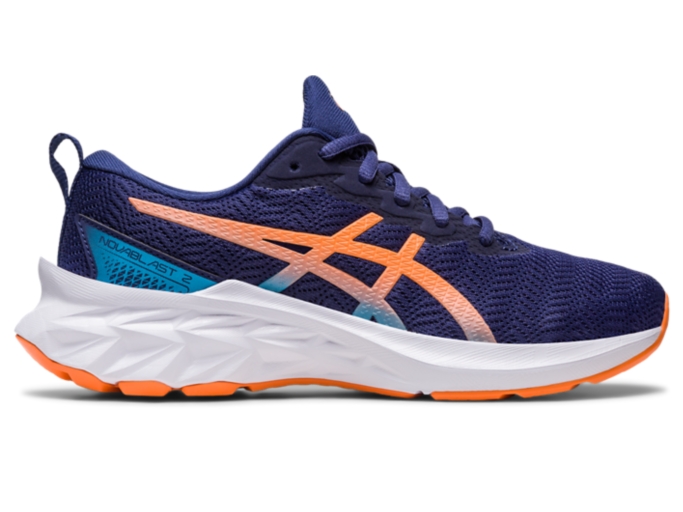 UNISEX NOVABLAST 2 GRADE SCHOOL | Indigo Blue/Sun Peach | Grade School  (1-7) | ASICS