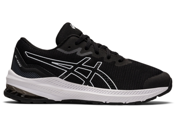 GT 1000 11 GS Kids Black White Kinder Laufschuhe ASICS Outlet AT