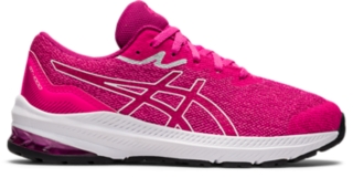 GT 1000 11 GS Kids Pink Glo White Kinder Laufschuhe ASICS Outlet DE