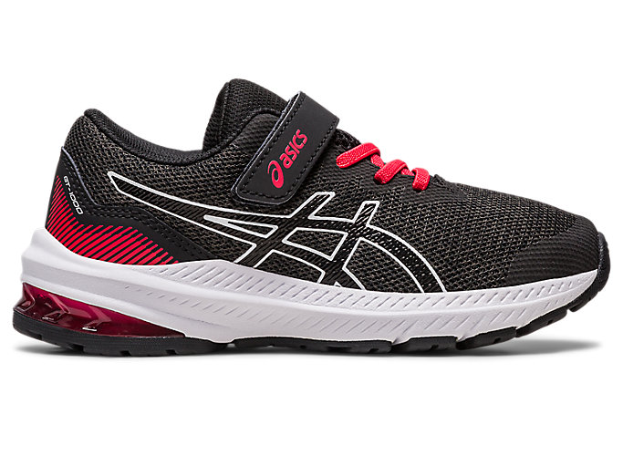 Image 1 of 7 of Kids Black/Electric Red GT-1000 11 PS Kids Running Trainers