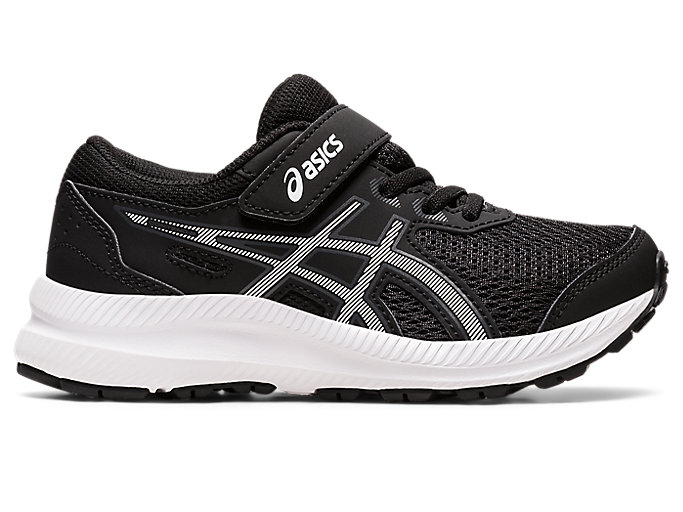 Image 1 of 7 of Kids Black/White CONTEND 8 PS Kids Running Trainers
