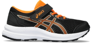 Asics laufschuhe 2024 schwarz orange