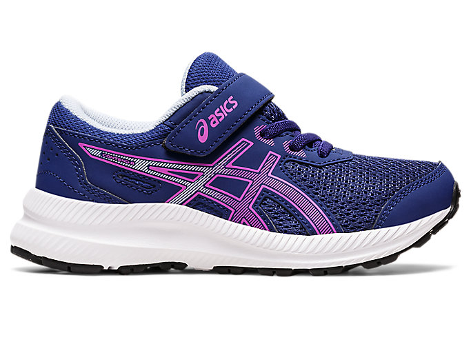Image 1 of 7 of Kids Dive Blue/Orchid CONTEND 8 PS Kids' Running Shoes