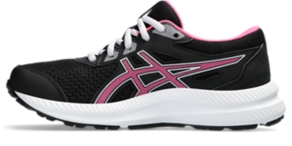 Asics Contend 8 Print Rosa Negra para Niño