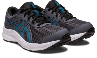 Tenis Asics Niño Contend 6 Ps Carrier Grey/Directoire Blue 1014A087020