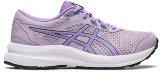 Asics fille hot sale violet