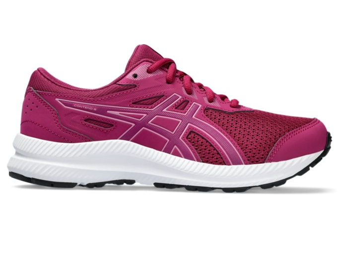 Asics Contend 8 Print Rosa Negra para Niño