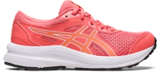 UNISEX CONTEND 8 GRADE SCHOOL | Papaya/Summer Dune | Grade School (1-7) |  ASICS