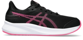 PATRIOT 13 GS | BLACK/HOT PINK | キッズ ランニング シューズ【ASICS