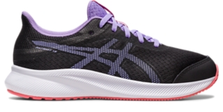 PATRIOT 13 GS Kids Black Digital Violet Kids Running Shoes ASICS Outlet DE