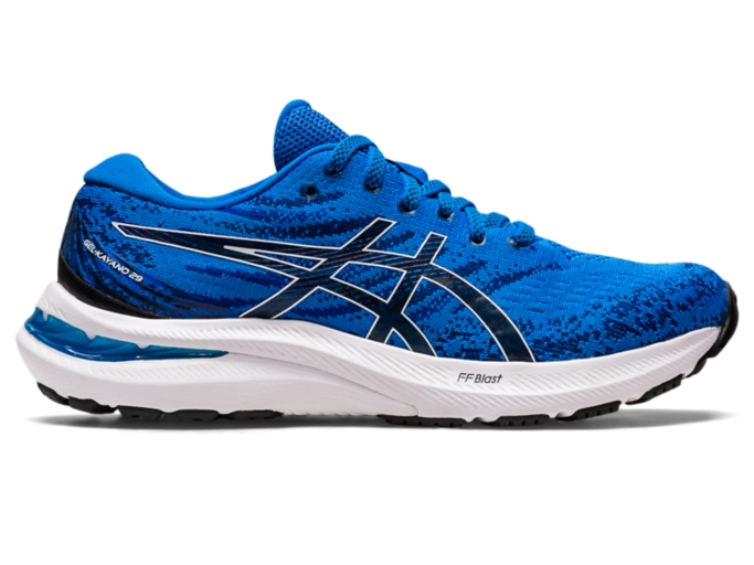 Asics gel kayano clearance junior bleu