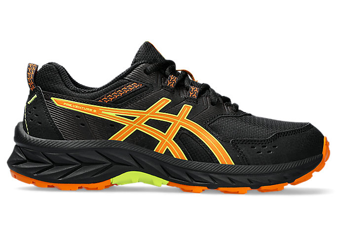 Image 1 of 7 of Kids Black/Bright Orange PRE VENTURE 9 GS Kids' Running Shoes