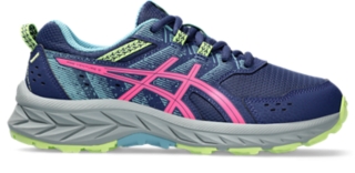 UNISEX GEL-VENTURE 9 GRADE SCHOOL | Deep Ocean/Hot Pink | Running 