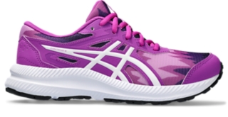 UNISEX CONTEND PRINT GS | Orchid/White | Running