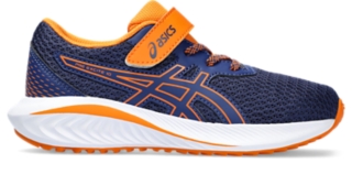 PRE EXCITE 10 PRE SCHOOL Kids Deep Ocean Bright Orange Kids Grade School Shoes ASICS United States