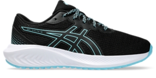 GEL-EXCITE 10 GS | BLACK/BRIGHT CYAN | キッズ ランニング シューズ【ASICS公式】