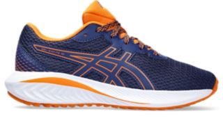 GEL EXCITE 10 GRADE SCHOOL Kids Deep Ocean Bright Orange Kids Grade School Shoes ASICS United States