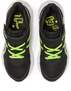 4 ASICS PRE-SCHOOL | Zest | UNISEX | Pre-School Black/Lime (K10-3) JOLT