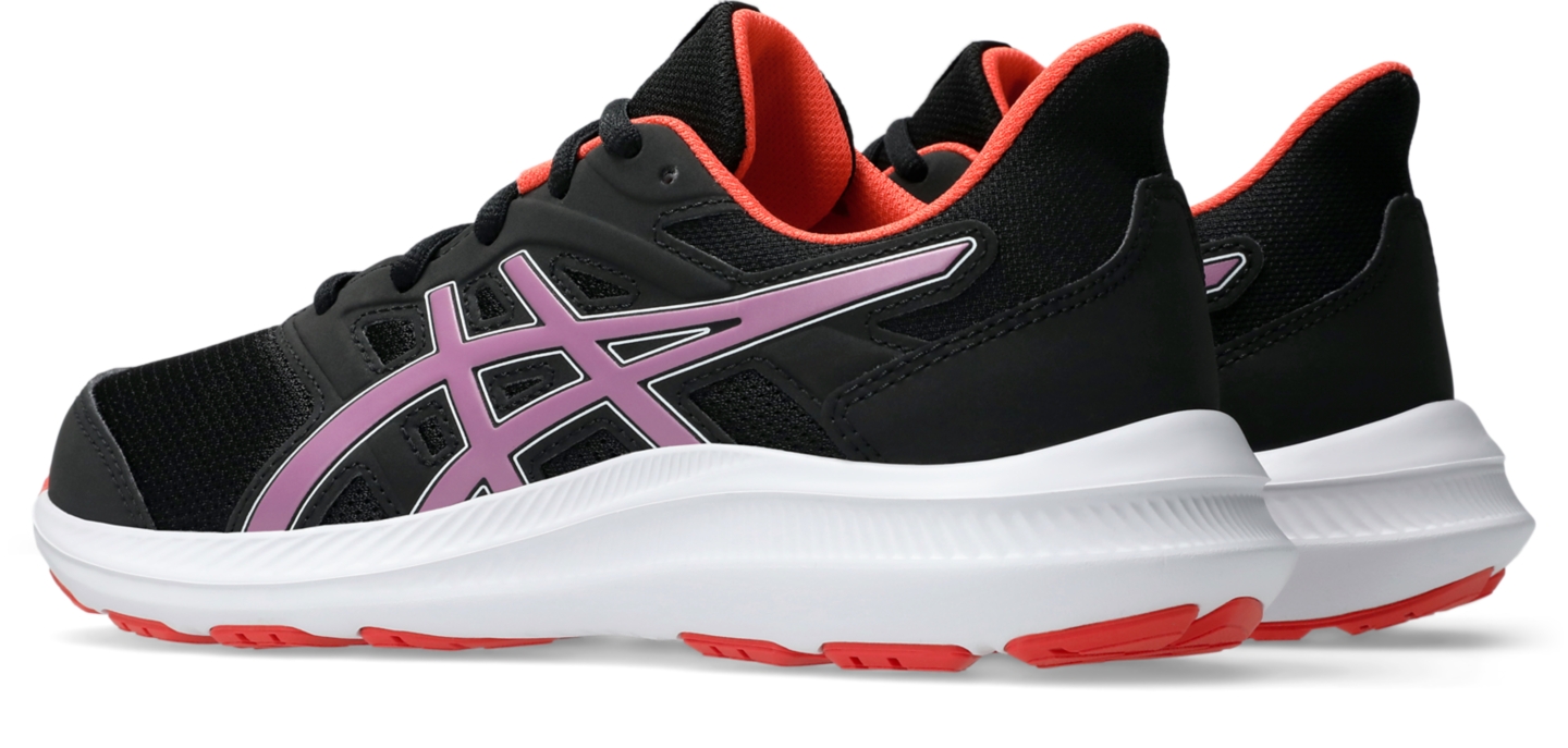 Детские кроссовки ASICS Jolt 4 Grade School, цвет: Чёрный / Ube — фото 3