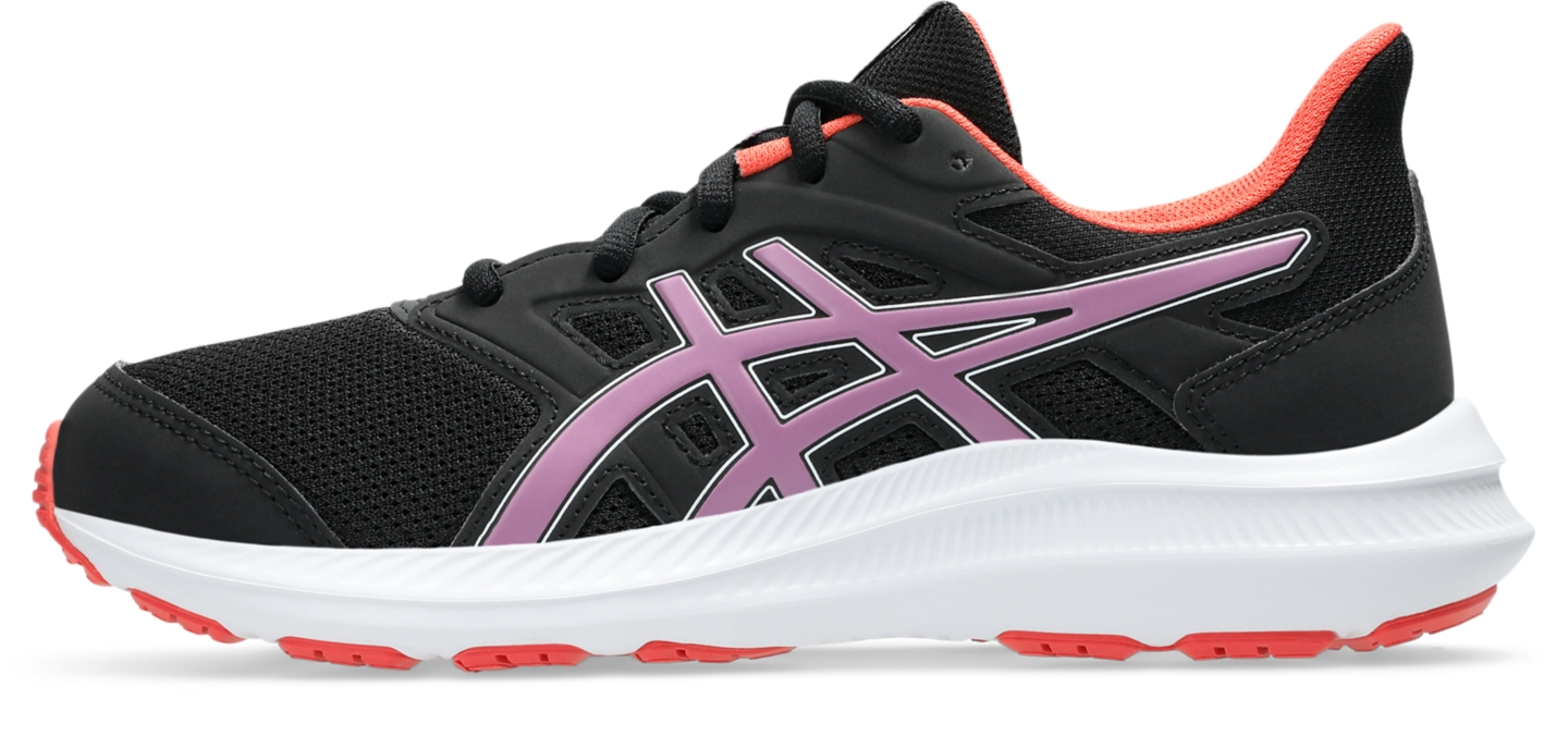 Детские кроссовки ASICS Jolt 4 Grade School, цвет: Чёрный / Ube — фото 7