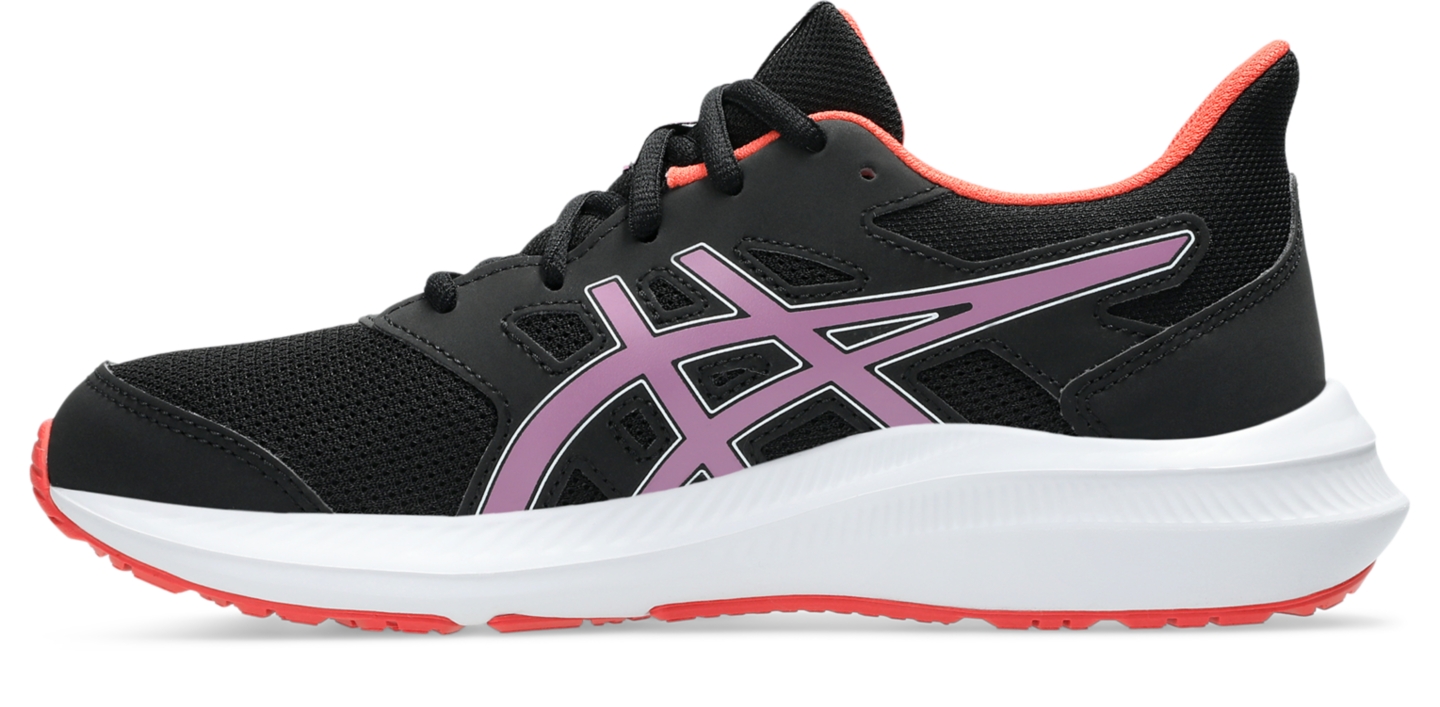 Детские кроссовки ASICS Jolt 4 Grade School, цвет: Чёрный / Ube — фото 4